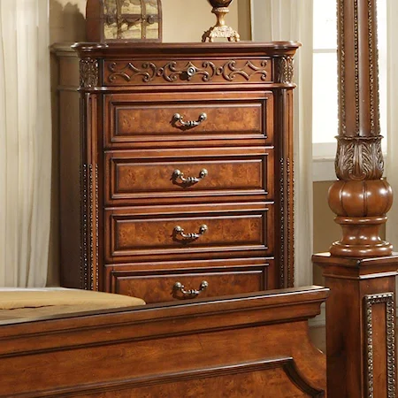 Traditional Rich Brown Chest